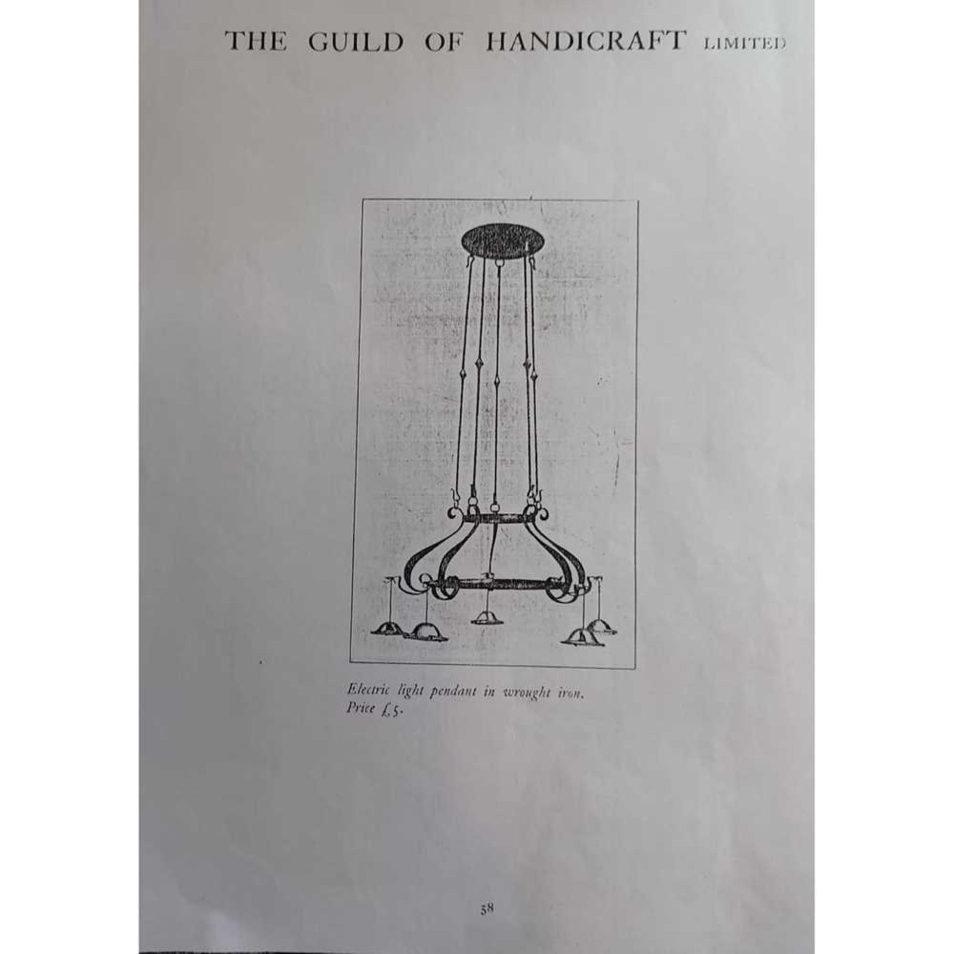 C. R. ASHBEE (1863-1942)(ATTRIBUTED DESIGNER) FOR THE GUILD OF HANDICRAFT LARGE ARTS & CRAFTS SEVEN- - Bild 3 aus 27