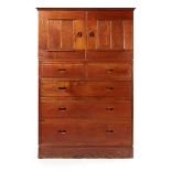 HEAL & SON, LONDON ARTS & CRAFTS CABINET-ON-CHEST, CIRCA 1920