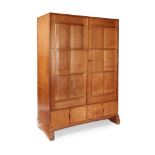 PETER WAALS (1870-1937) ARTS & CRAFTS WARDROBE, CIRCA 1930