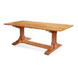 AMBROSE HEAL (1872-1959) FOR HEAL & SON, LONDON ARTS & CRAFTS 'NO. 14' REFECTORY TABLE, DESIGNED 191