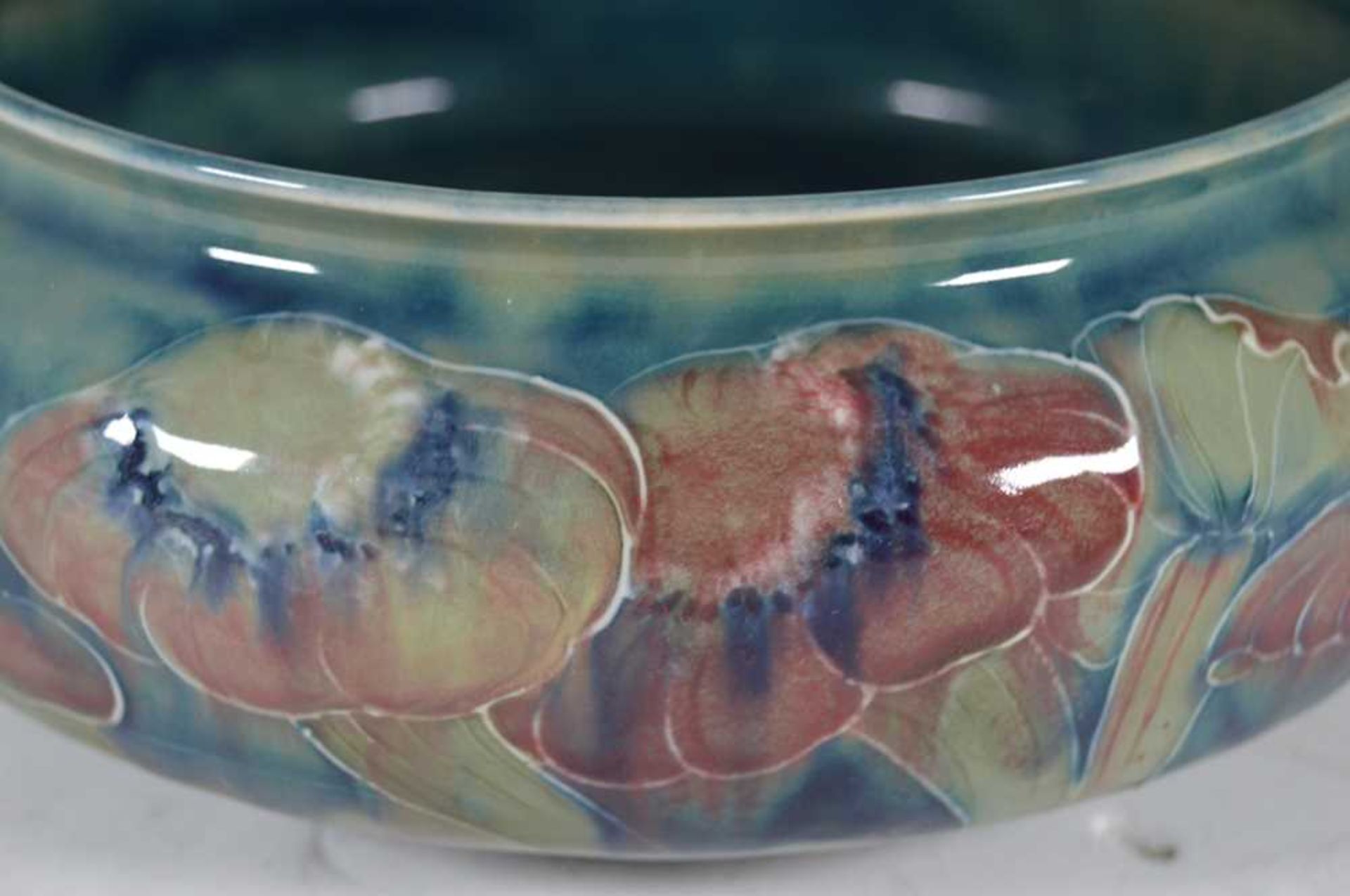 WILLIAM MOORCROFT (1872-1945) FOR MOORCROFT POTTERY ‘CLAREMONT’ PATTERN BOWL, CIRCA 1900 - Image 6 of 12