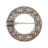 ALEXANDER & EUPHEMIA RITCHIE, IONA PLAID BROOCH, GLASGOW 1922