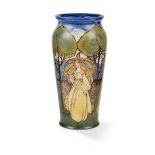 MARGARET THOMPSON FOR DOULTON, LAMBETH ART NOUVEAU VASE, CIRCA 1900