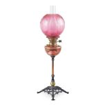 W. A. S. BENSON (1854-1924) ARTS & CRAFTS TABLE LAMP, CIRCA 1890