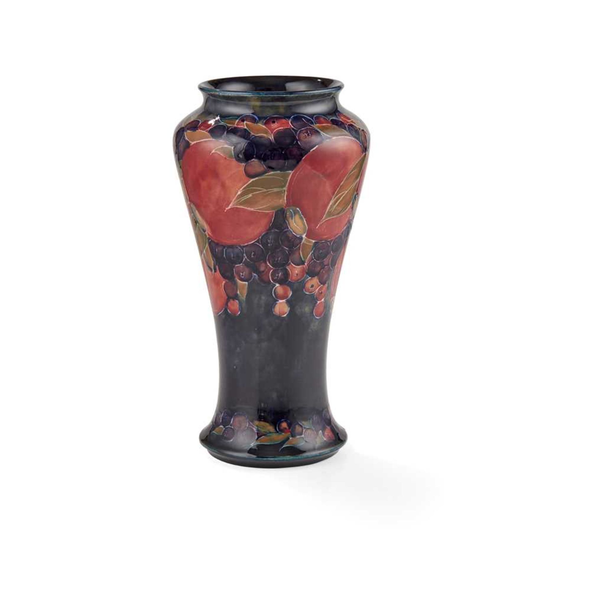 WILLIAM MOORCROFT (1872-1945) FOR MOORCROFT POTTERY ‘POMEGRANATE’ PATTERN BALUSTER VASE, CIRCA 1915 - Image 2 of 3