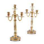 ENGLISH PAIR OF CANDELABRA, CIRCA 1880