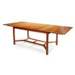 PETER WAALS (1870 - 1937) EXTENDING DINING TABLE, CIRCA 1935