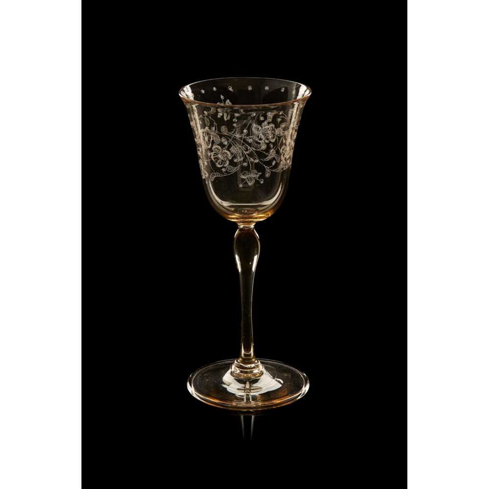 MANNER OF JAMES POWELL & SONS PART SUITE OF STEMMED DRINKING GLASSES - Image 3 of 7