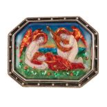 PHOEBE ANNA TRAQUAIR (1852-1936) 'THE DREAM', ARTS & CRAFTS BROOCH, CIRCA 1909