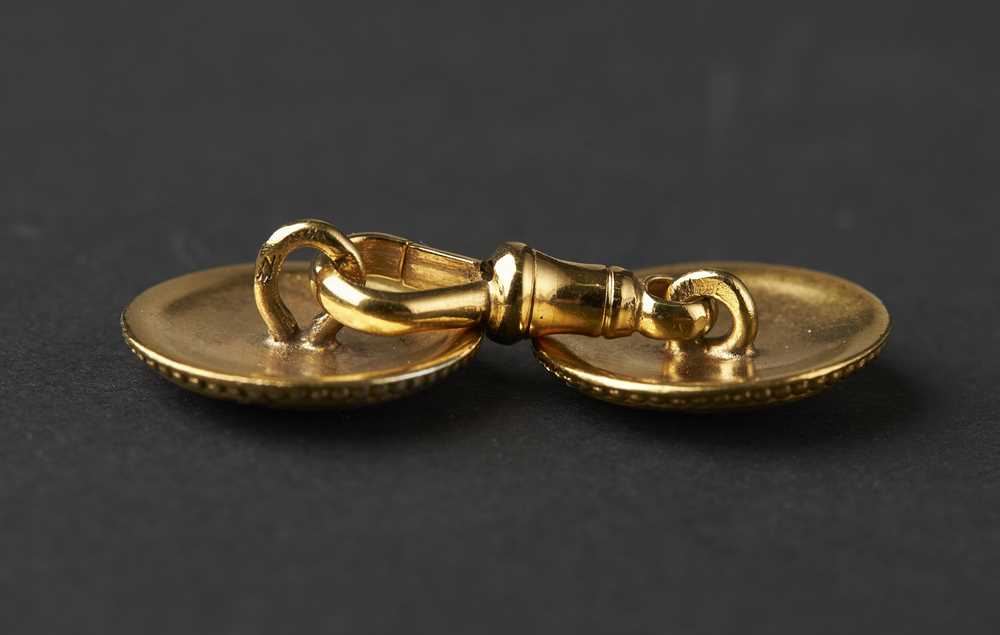 JOSEF HOFFMANN (1870-1956) FOR WIENER WERKSTÄTTE PAIR OF CUFFLINKS, CIRCA 1910 - Image 2 of 3