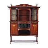 A. GARDNER & SON, GLASGOW ART NOUVEAU DRAWING ROOM CABINET, CIRCA 1900