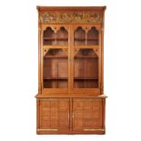 RICHARD NORMAN SHAW (ATTRIBUTED DESIGNER) GOTHIC REVIVAL BOOKCASE, CIRCA 1875