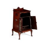 SHAPLAND & PETTER, BARNSTAPLE SMALL ARTS & CRAFTS TWO-DOOR CABINET, CIRCA 1900