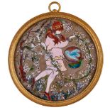 PHOEBE STABLER (1879-1955) (ATTRIBUTED MAKER) ARTS & CRAFTS ROUNDEL, CIRCA 1930