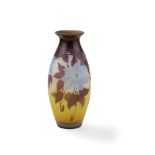 ‡ GALLÉ 'CLÉMATITES' CAMEO VASE, CIRCA 1910