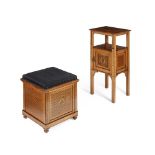 GILLOWS, LANCASTER & LONDON COMMODE BEDSIDE TABLE, CIRCA 1890