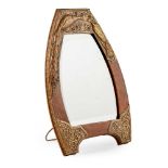 P. LUGRIN, GENEVA ART NOUVEAU STRUT MIRROR, CIRCA 1900