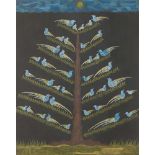 SCOTTIE WILSON (1890-1972) BIRDS IN A TREE SW44, CIRCA 1958