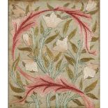 MAY MORRIS (1862-1938) FOR MORRIS & CO. EMBROIDERED PANEL, CIRCA 1890