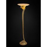 ‡ EDGAR BRANDT (1880-1960) 'LA TENTATION' FLOOR LAMP, DESIGNED 1920-26