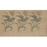 C.F.A. VOYSEY (1857-1941) ORIGINAL DESIGN FOR A NEEDLEWORK