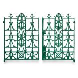 CHRISTOPHER DRESSER (1834-1904) (ATTRIBUTED DESIGNER) PAIR OF AESTHETIC MOVEMENT GATES, CIRCA 1880