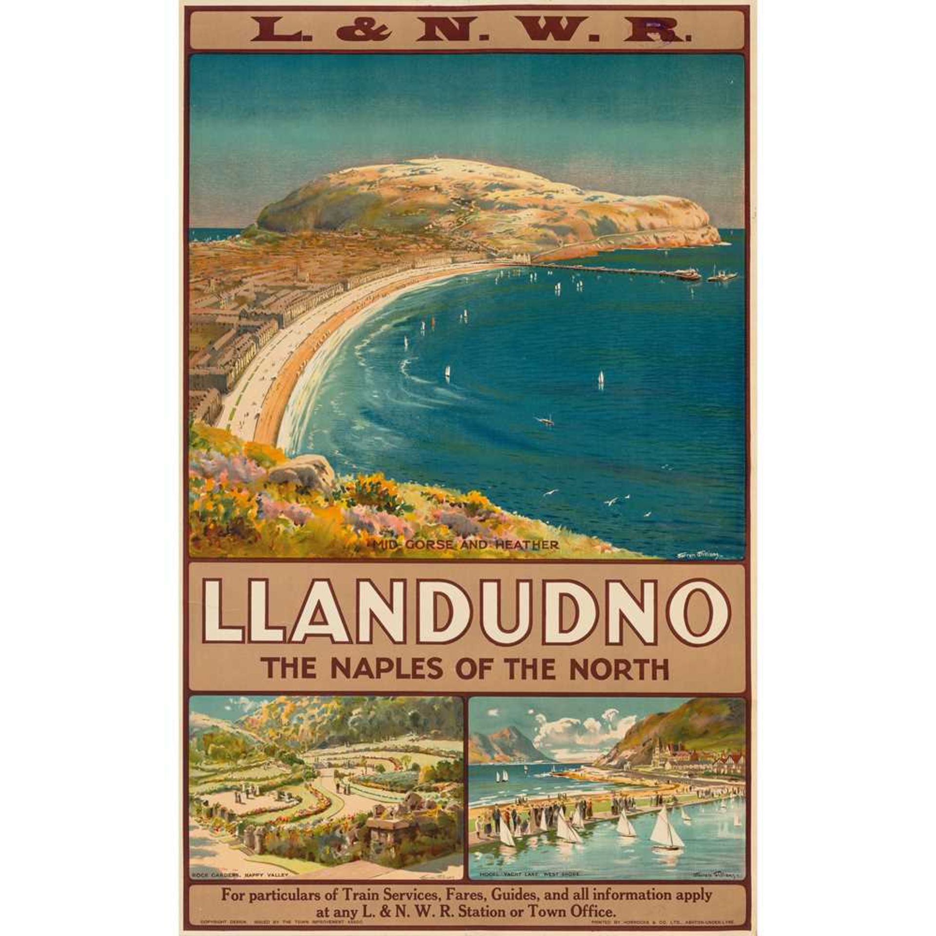 WARREN WILLIAM (1863-1918) THE NAPLES OF THE NORTH, LLANDUDNO