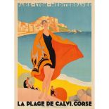 ROGER BRODERS (1883-1953) CALVI, CORSE