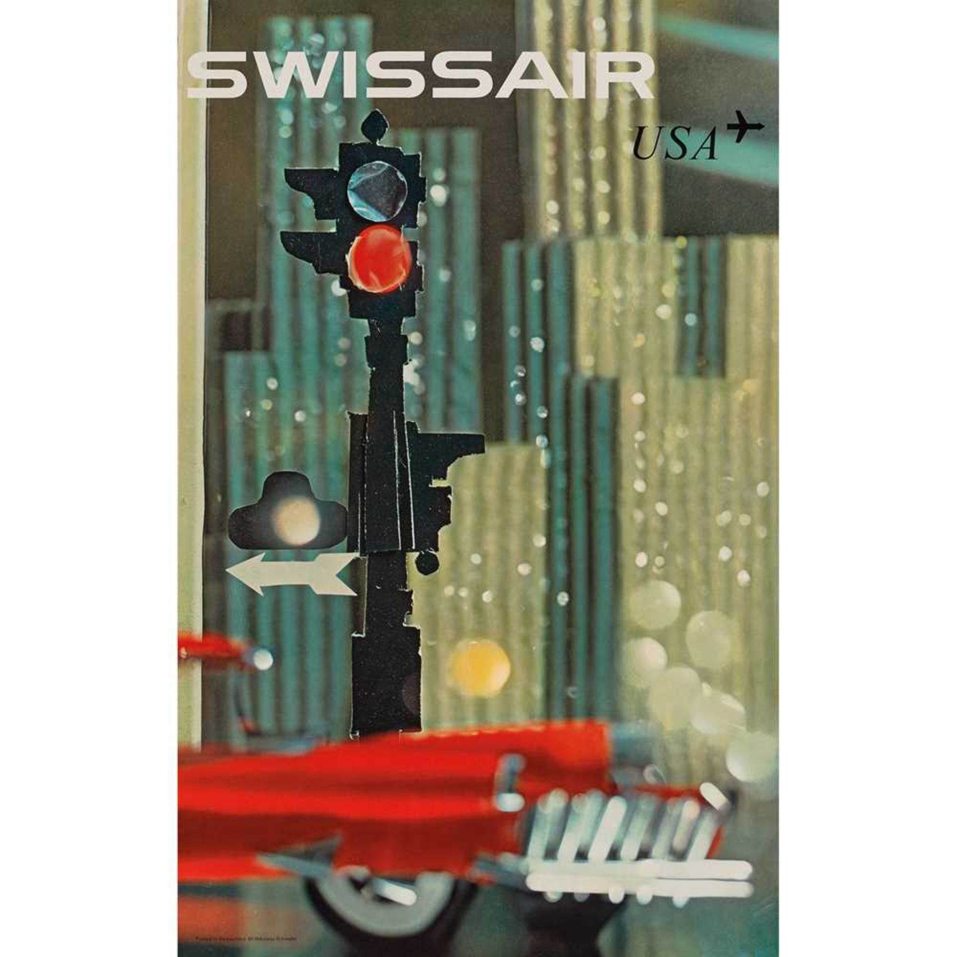 NIKOLAUS SCHWABE (B.1926) SWISSAIR