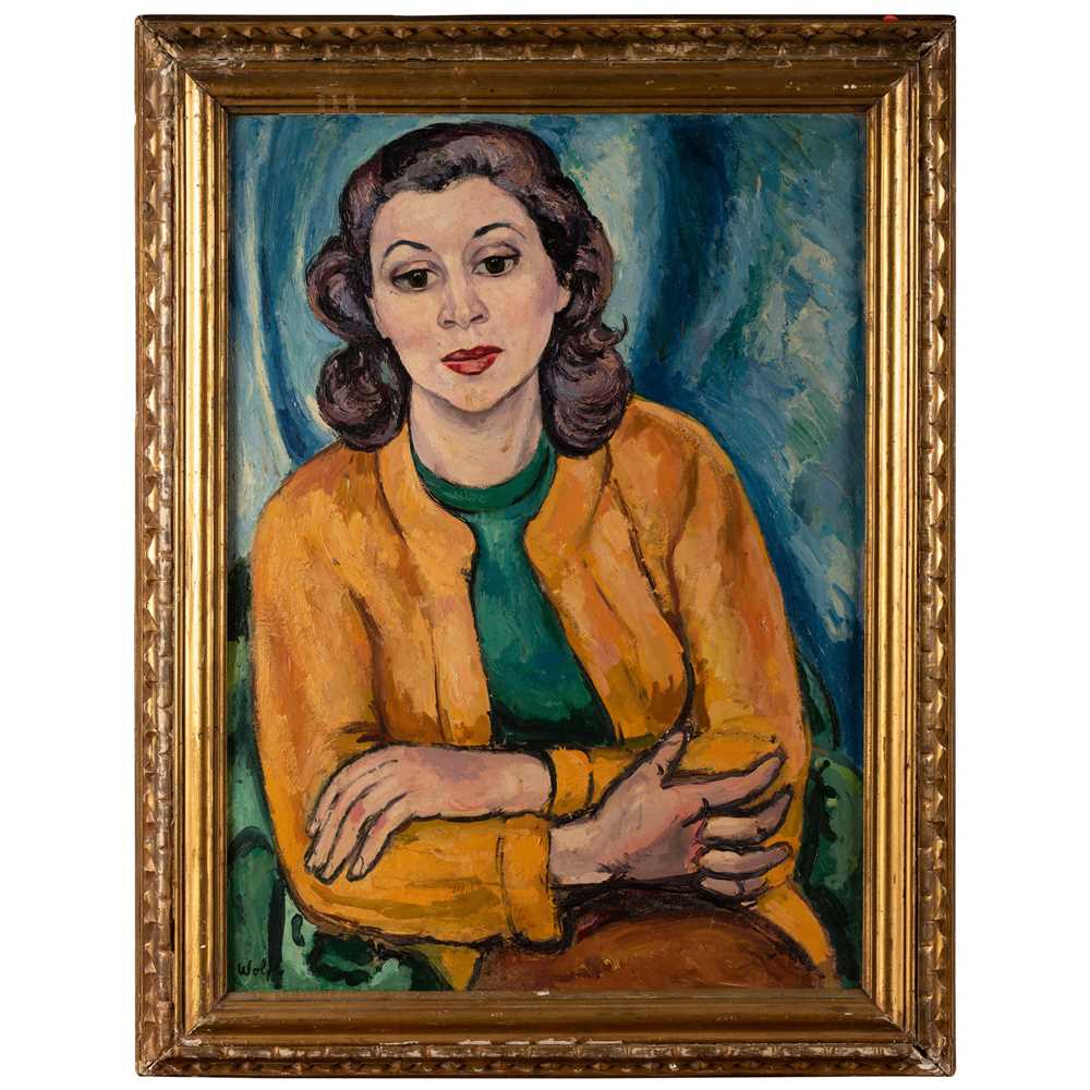 Edward Wolfe R.A. (South African/British 1897-1982) Portrait of Diana Greer - Image 2 of 3