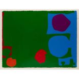 Patrick Heron C.B.E. (British 1920-1999) Three Reds in Green and Magenta in Blue : April 1970