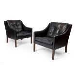 Børge Mogensen (Danish 1914-1972) for Fredericia Pair of Armchairs, designed 1963