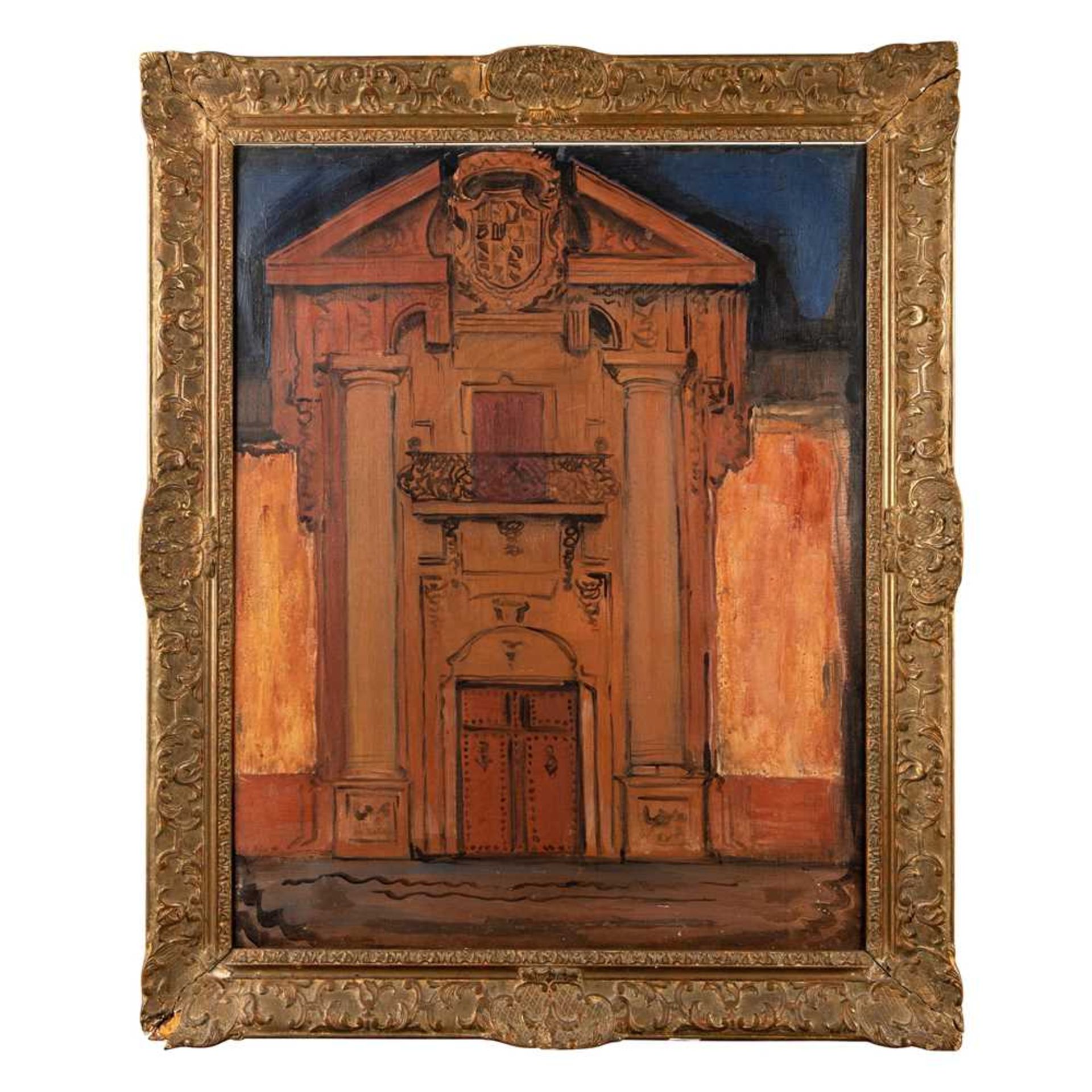 Ismael Gonzales de la Serna (Spanish 1898-1968) The Doorway, Venice, 1924 - Image 2 of 4
