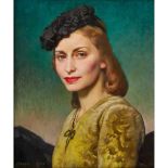 David Jagger R.O.I (British 1891-1958) Mrs Thelma Bader (wife of Wing Commander Douglas Bader, D.S.O