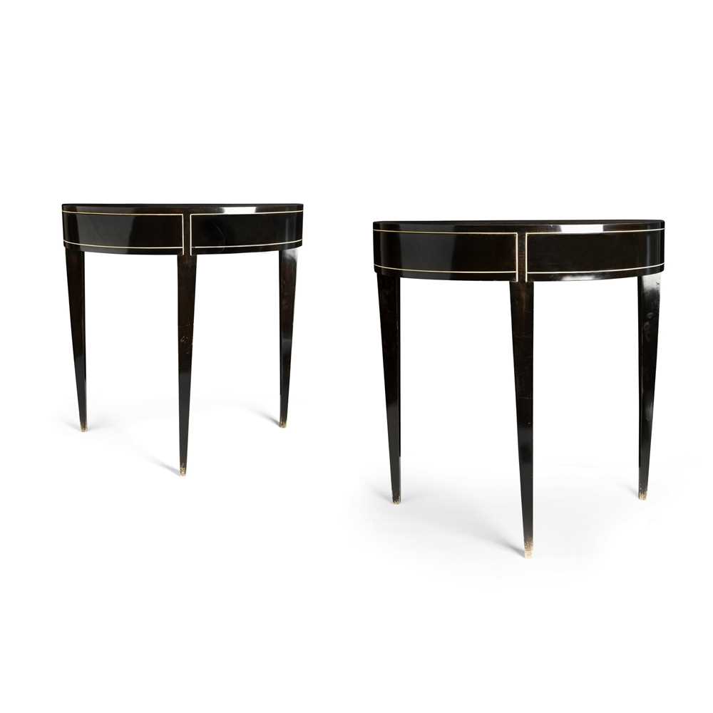 Gio Ponti (Italian 1891-1979) (attributed to) Pair of Pier Tables - Image 2 of 20