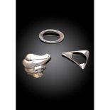 Georg Jensen Three Brooches