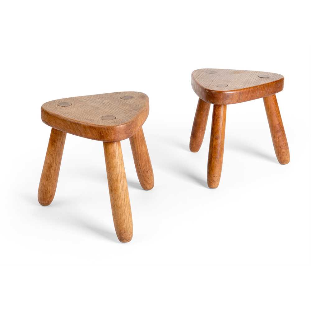 Robin Nance (British 1907-1990) of St Ives Pair of Stools