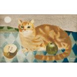 Mary Fedden O.B.E., R.A., R.W.A. (British 1915-2012) Cats with Apples, 1994