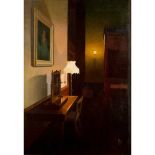 Peter Kelly N.E.A.C. R.B.A. (British 1931-2019) Light and Shadows, Lord Byron's Room, Newstead Abbe