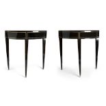 Gio Ponti (Italian 1891-1979) (attributed to) Pair of Pier Tables