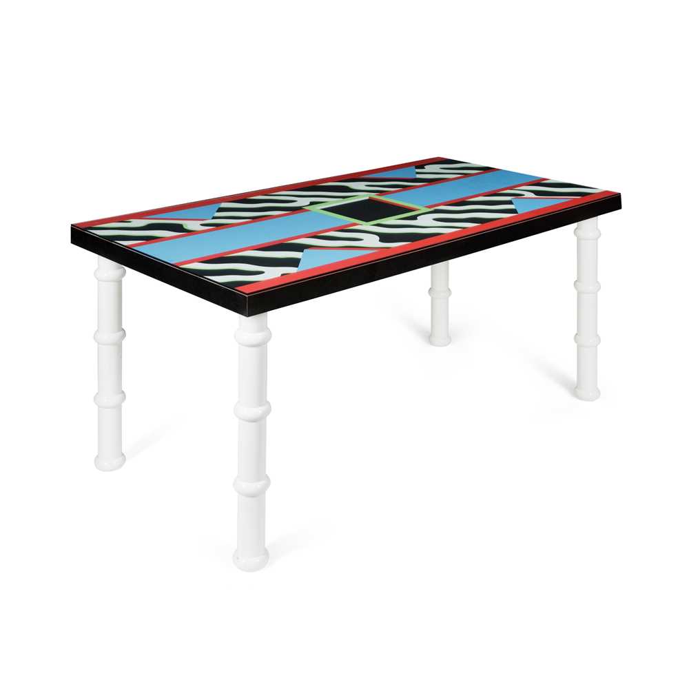 Nathalie Du Pasquier (Italian 1957-) for Memphis 'Madras' Table, designed 1986