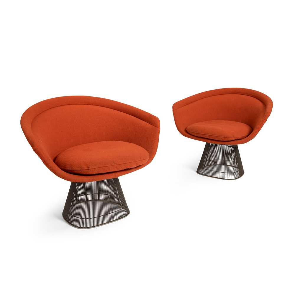 Warren Platner (American 1919-2006) for Knoll International Pair of Armchairs