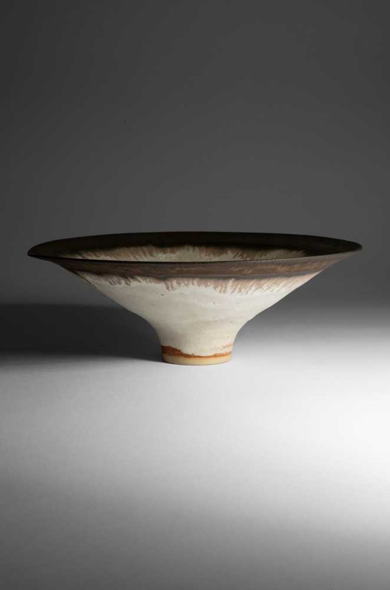 Dame Lucie Rie D.B.E. (British 1902-1995) Footed Bowl