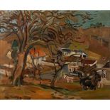 André Planson (French 1898-1981) Normandy Landscape, 1953