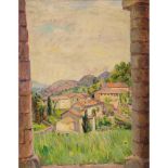 Duncan Grant (British 1885-1978) View Between Pillars, Asolo, Italy