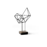 ROBERT ADAMS (BRITISH 1917-1984) MAQUETTE NO. 2 FOR TRIANGULATED STUDY NO. 1, 1960