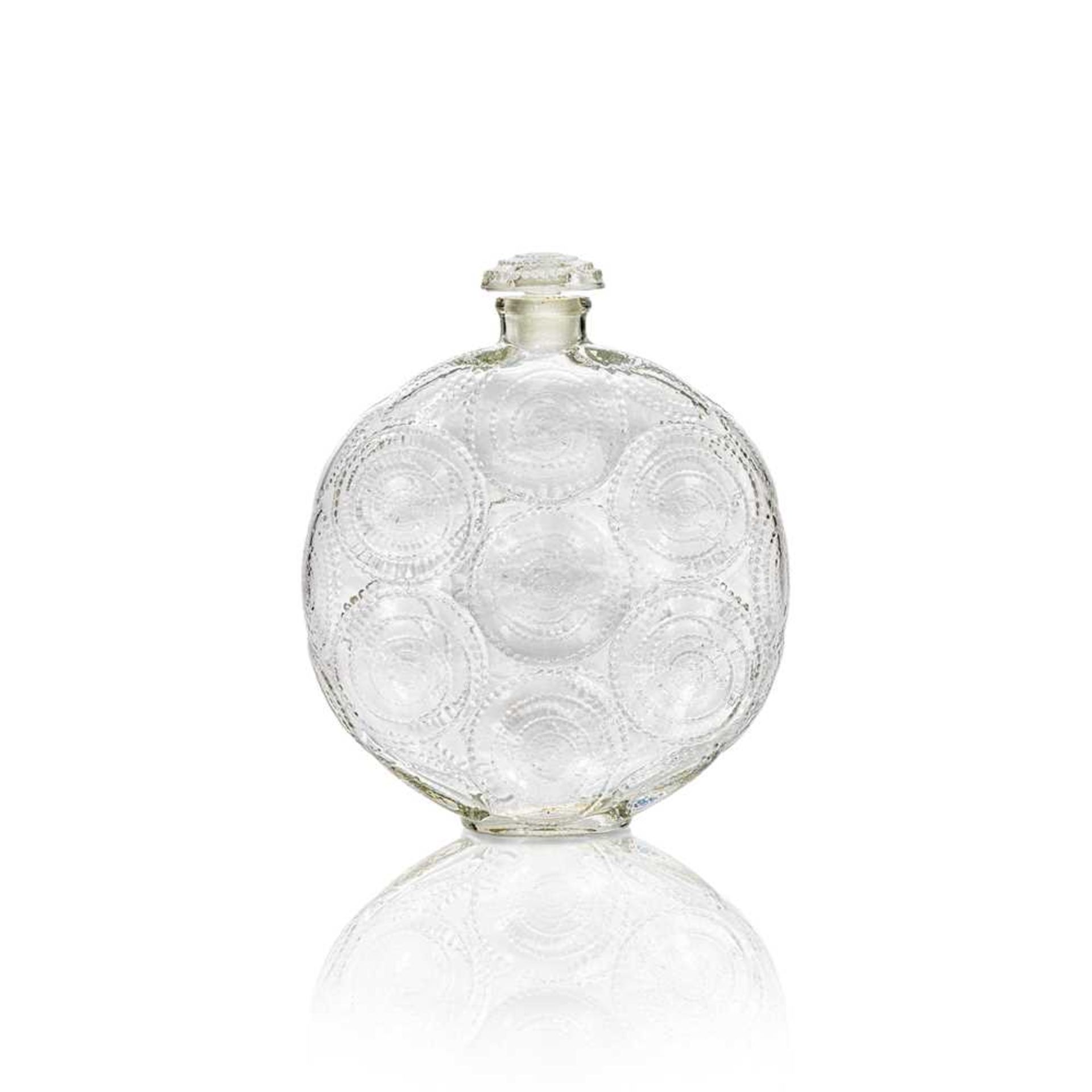 ‡ René Lalique (French 1860-1945) RELIEF SCENT BOTTLE, FORVIL - 8