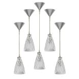 Lalique FIVE VIBRATIONS PENDANT LIGHTS, NO. 1158200