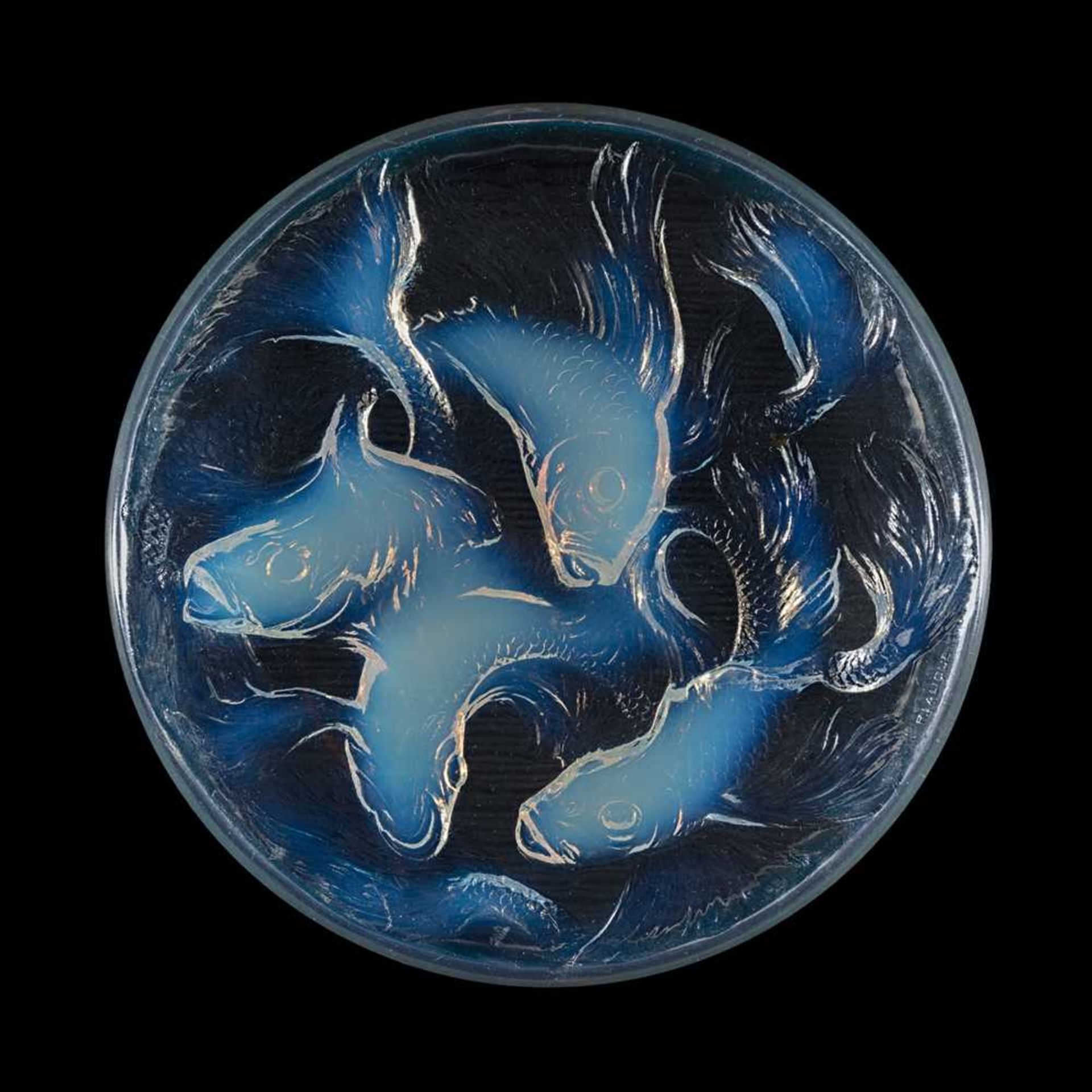 René Lalique (French 1860-1945) CYPRINS BOX, NO. 42 - Image 2 of 2