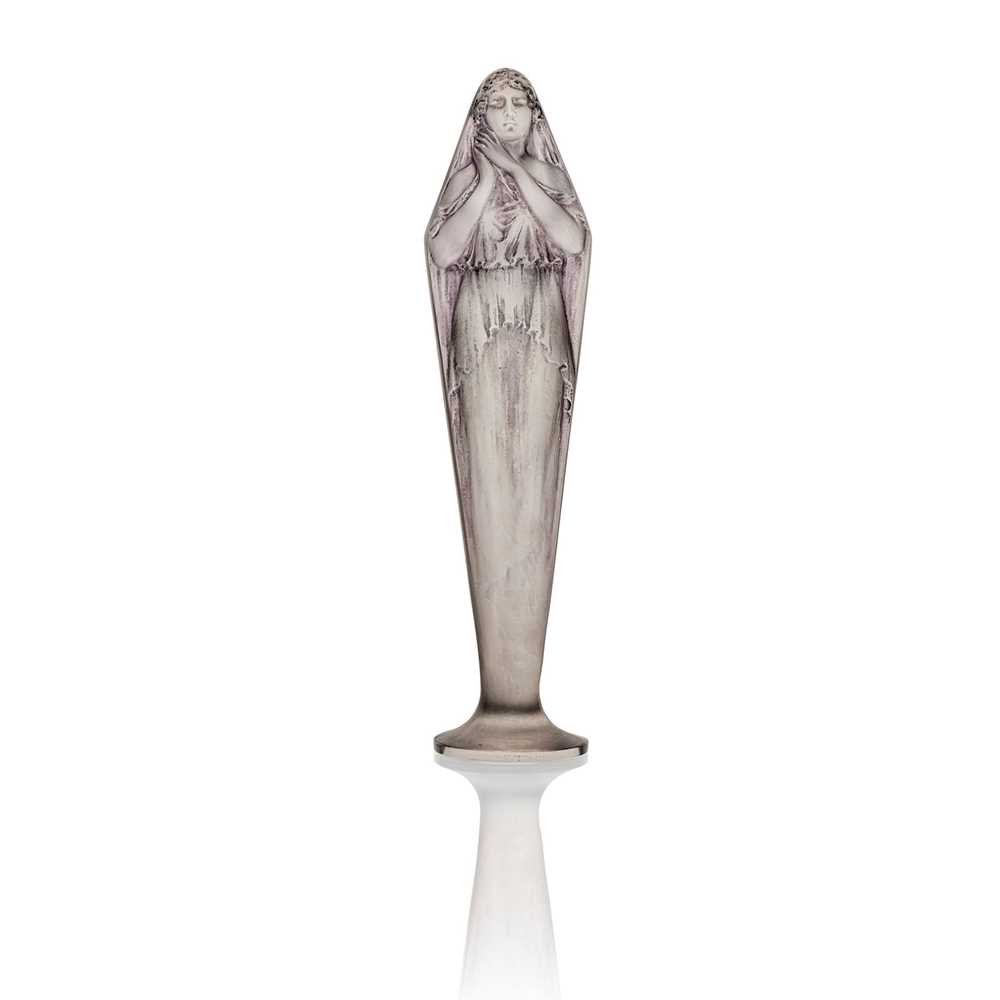 René Lalique (French 1860-1945) VOILÉE MAINS JOINTES STATUETTE, NO. 828